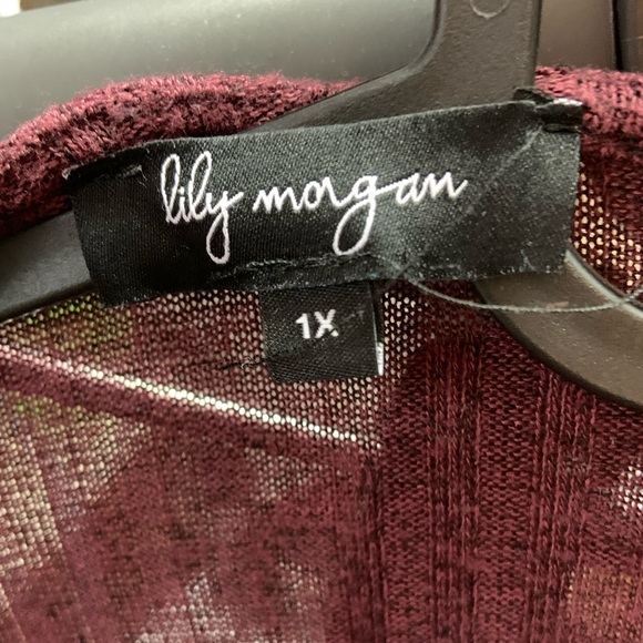 1X Lily Morgan sweater/ shall - Picture 3 of 3